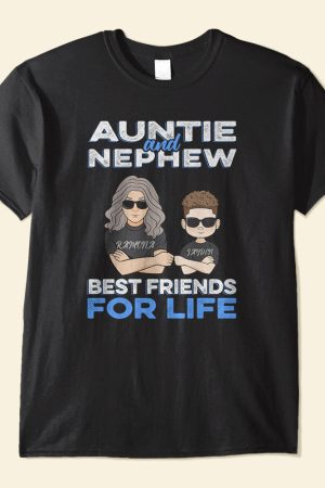 Auntie And Niece And Nephew, Family CustomOne Size Shirt, Gift For Auntie, Niece And Nephew