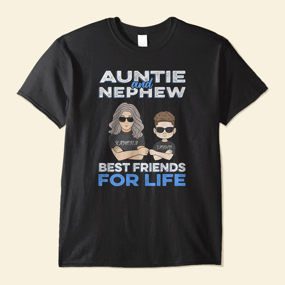 Auntie And Niece And Nephew, Family CustomOne Size Shirt, Gift For Auntie, Niece And Nephew
