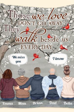 I Miss You - Personalized Memory Blanket Big Size