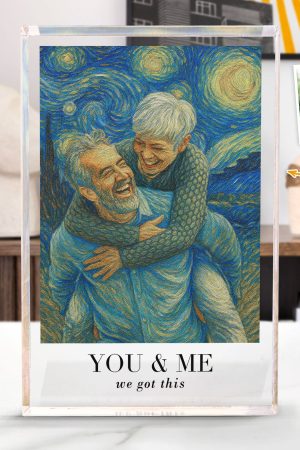 Van Gogh Wall Art You & Me We Got This - Personalized Acrylic Photo Plaque