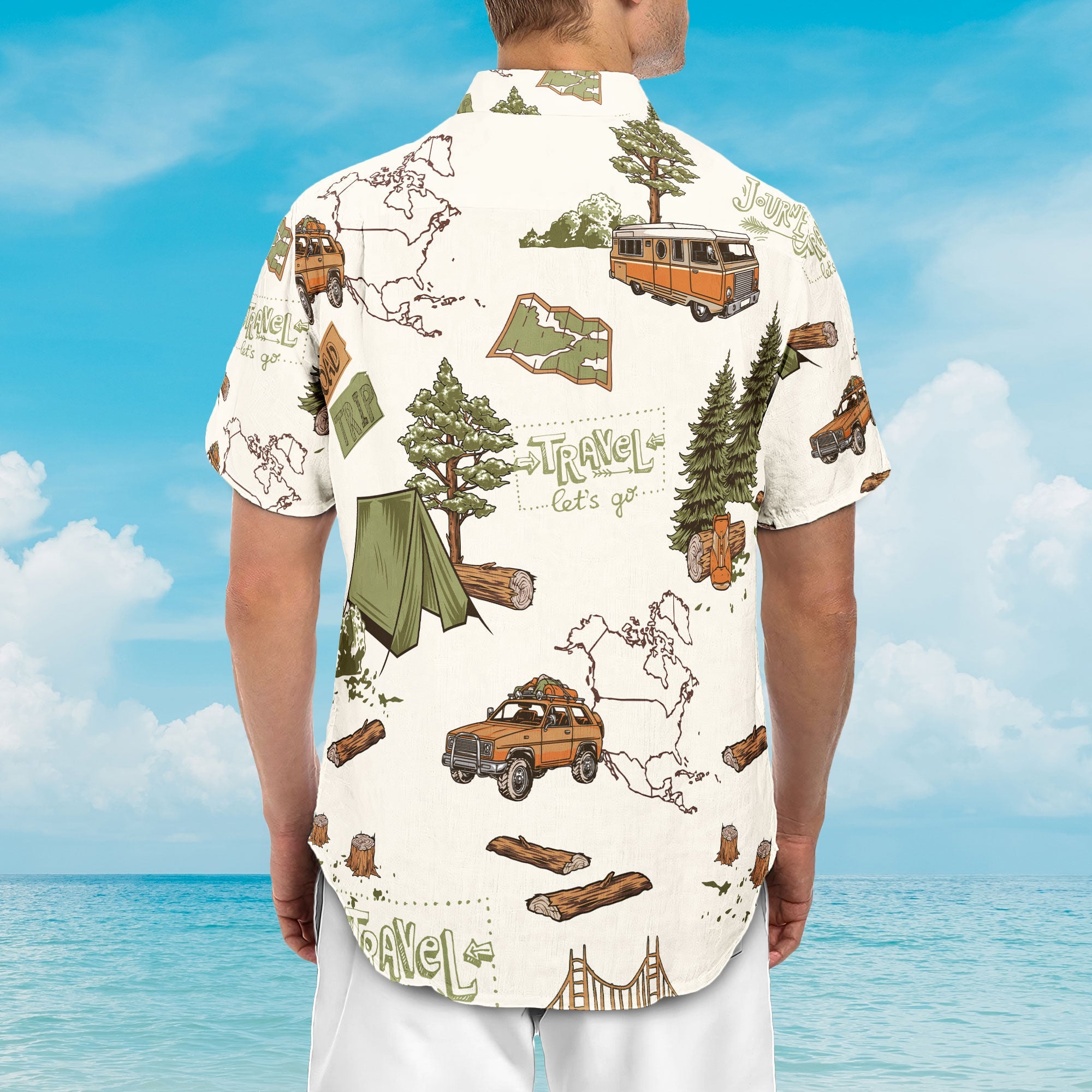 Yes, I Do Have A Retirement Plan I Plan On Camping - Personalized Hawaiian Shirt - Image 5