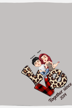 Love Together - Personalized Blanket - Anniversary, Birthday Gift For Wife, Husband Big Size